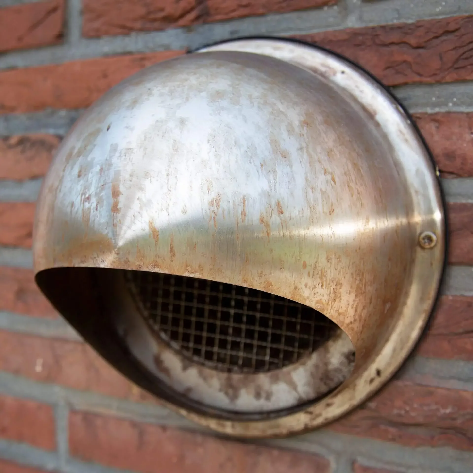 Rust on a stainless steel workpiece