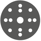 Schijf stansvorm SP14